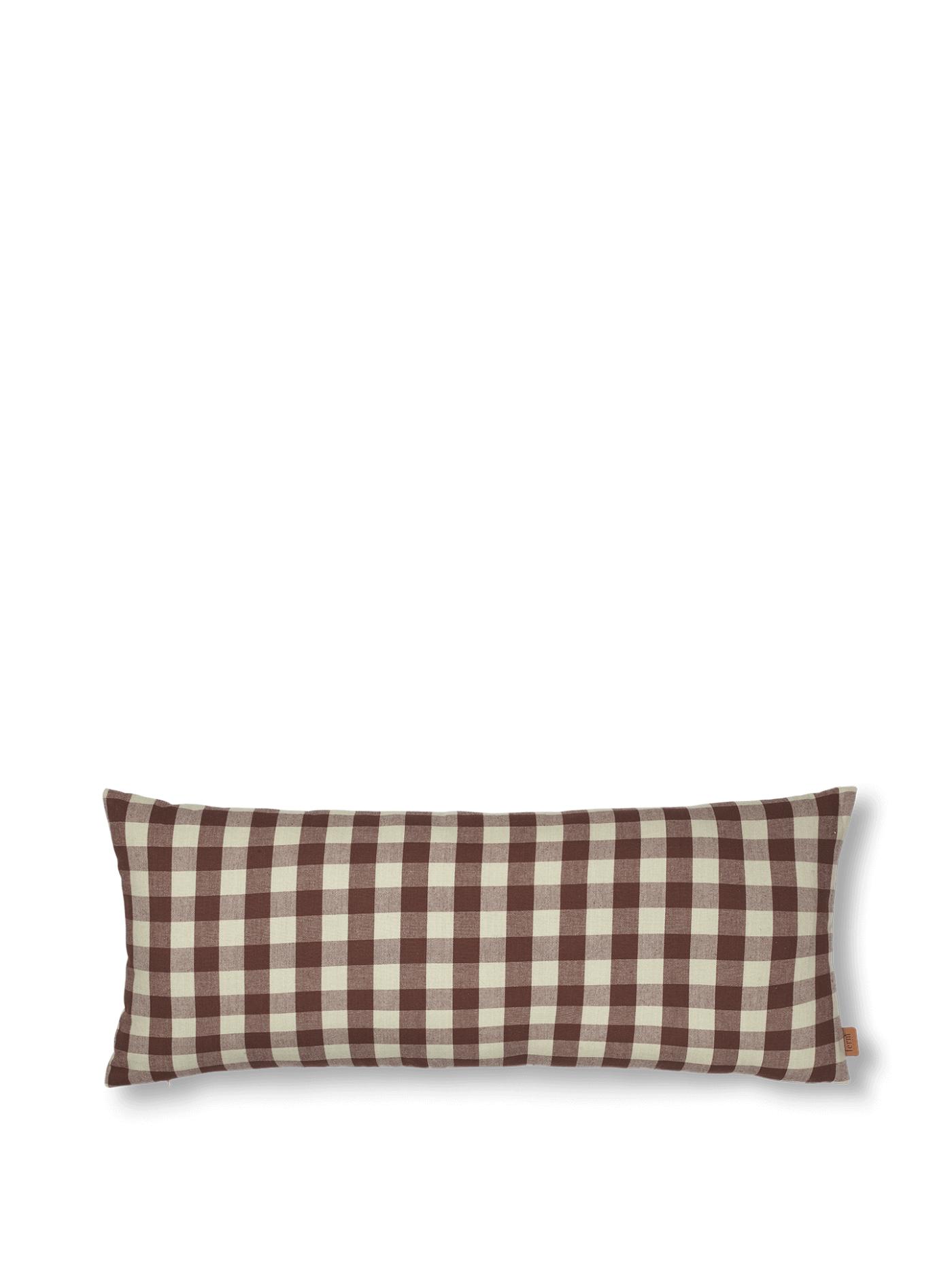 Bothy Check Cushion – Cinnamon/Grey Green Cushions