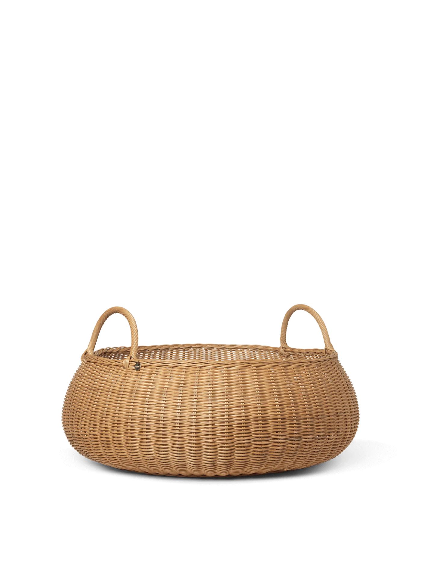 Braided Basket – Low – Natural Accessories