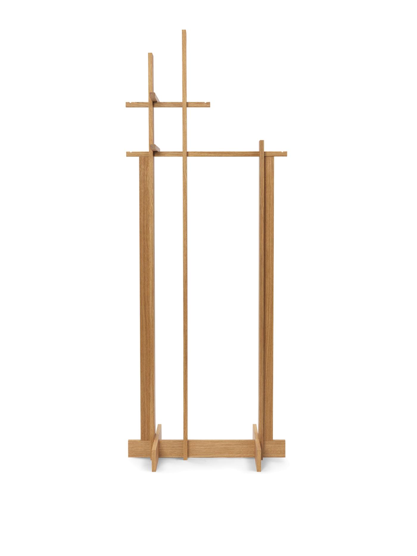 Bridge Clothes Stand – Oiled Oak Furniture