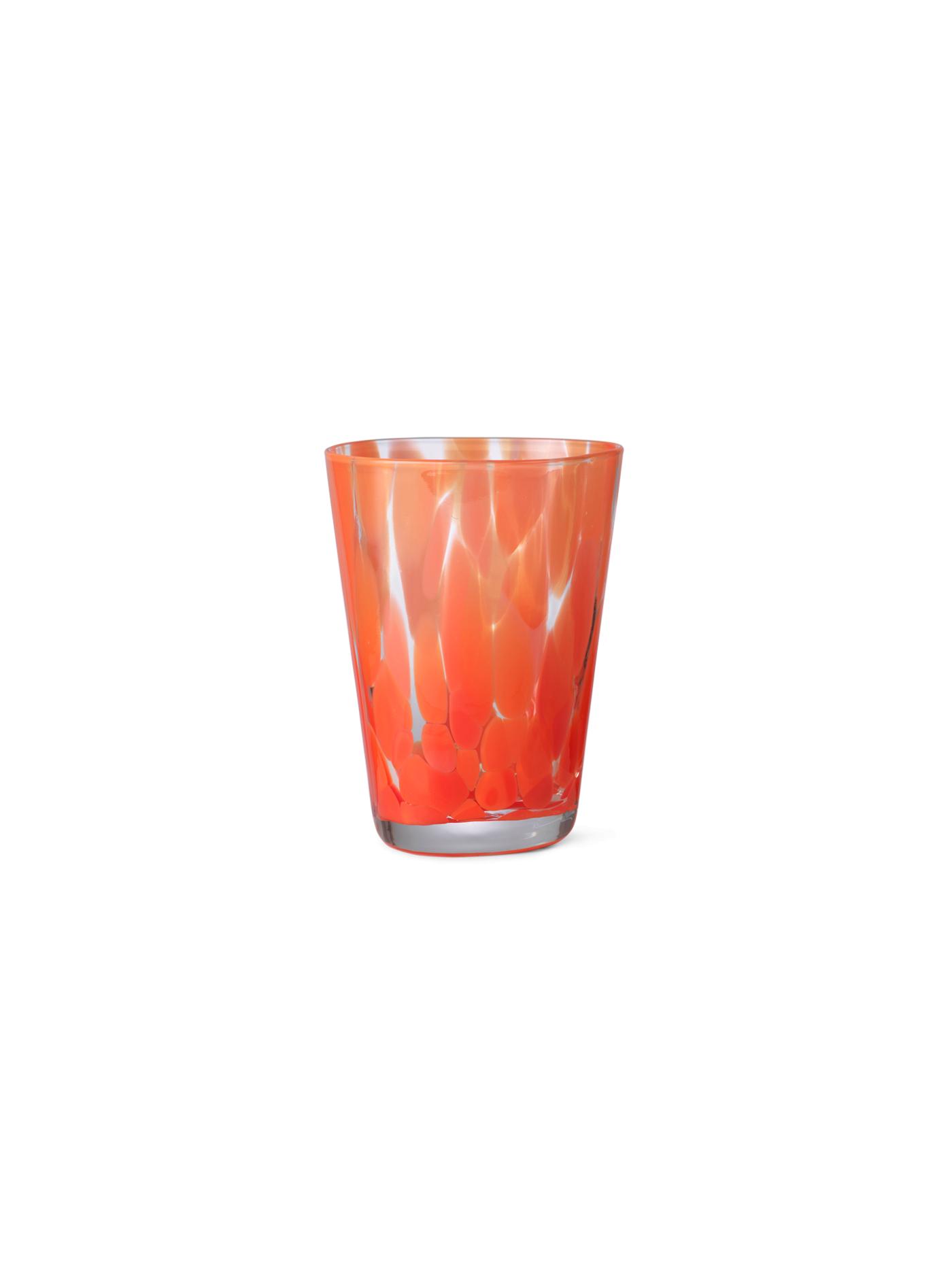 Casca Glass – Poppy Red Glasses And Cups