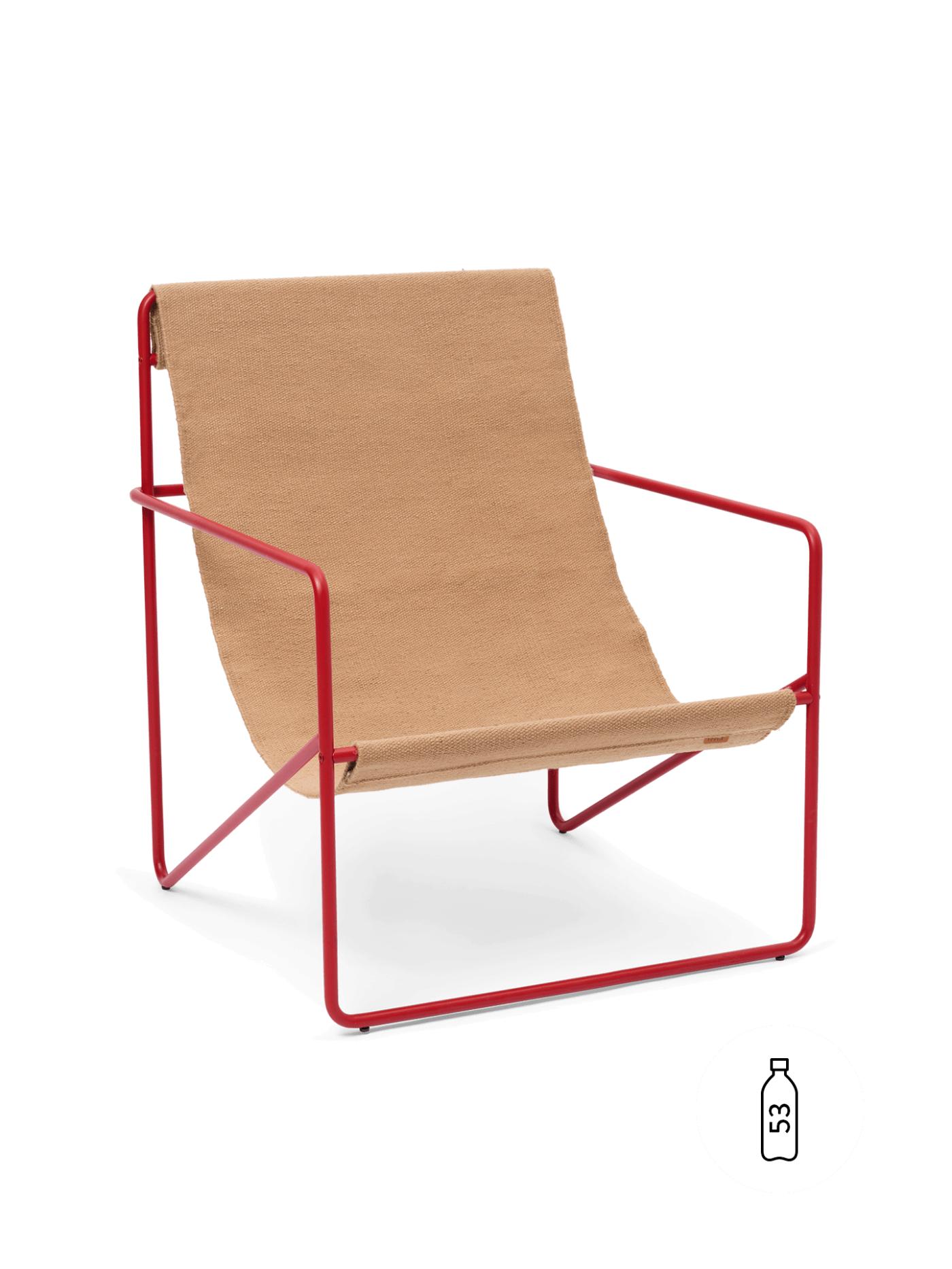 Desert Lounge Chair – Poppy Red/Sand Furniture