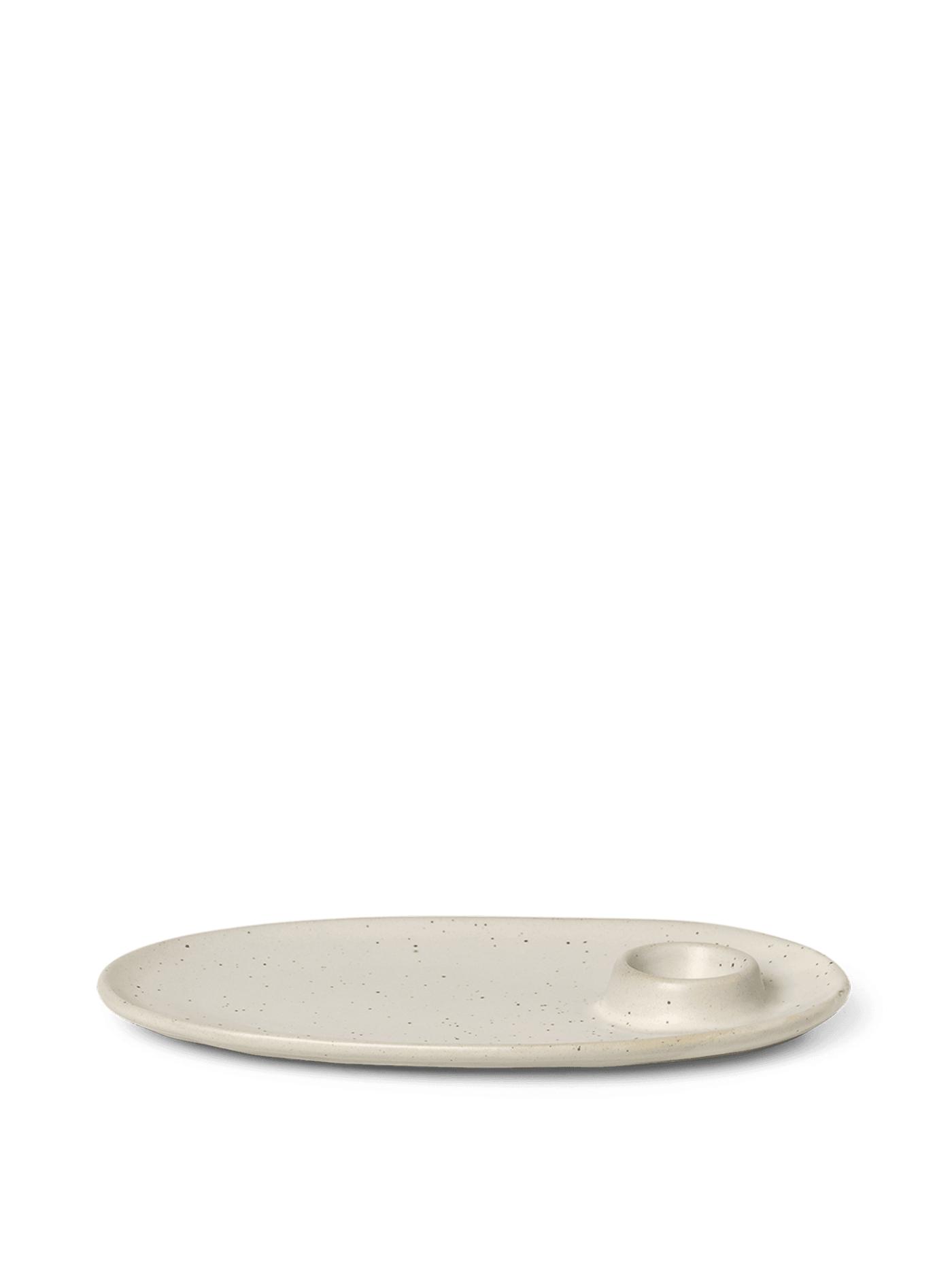 Flow Breakfast Plate – Off-White Speckle Kitchen