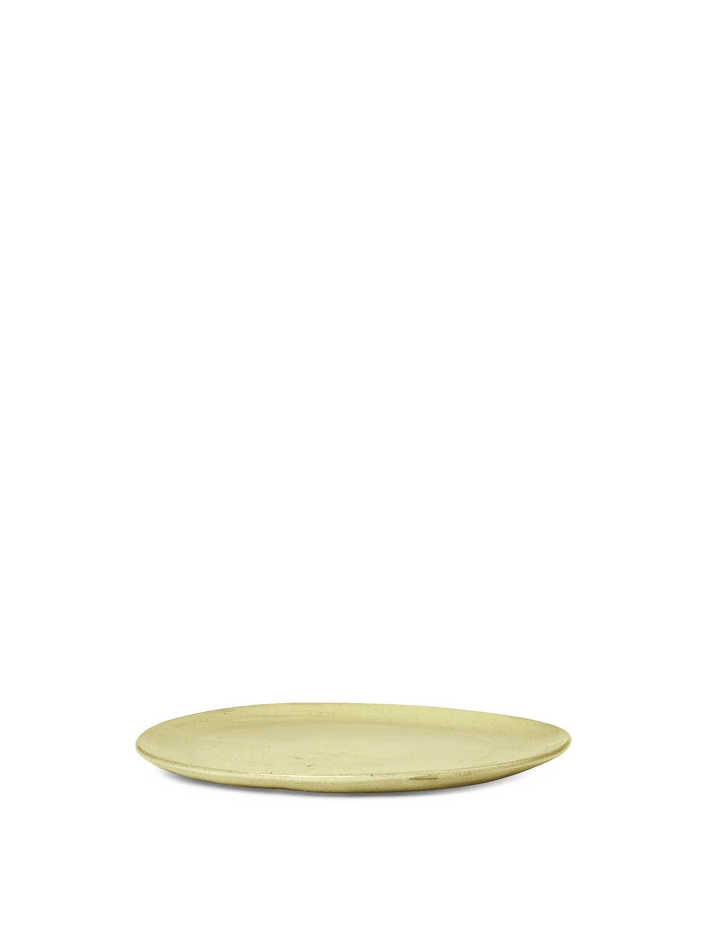 Flow Plate – Medium – Yellow Speckle Kitchen