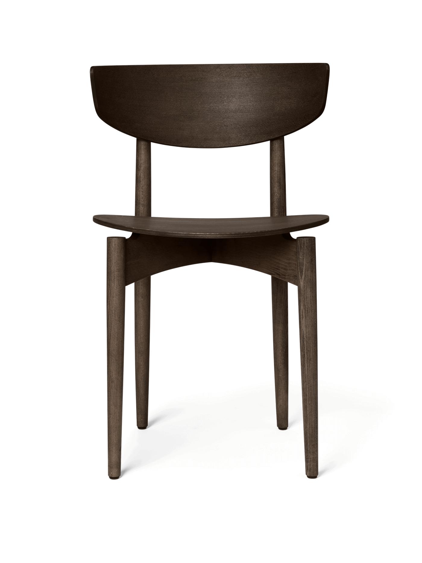 Herman Dining Chair – Wood – Dark Stained Beech Chairs And Benches