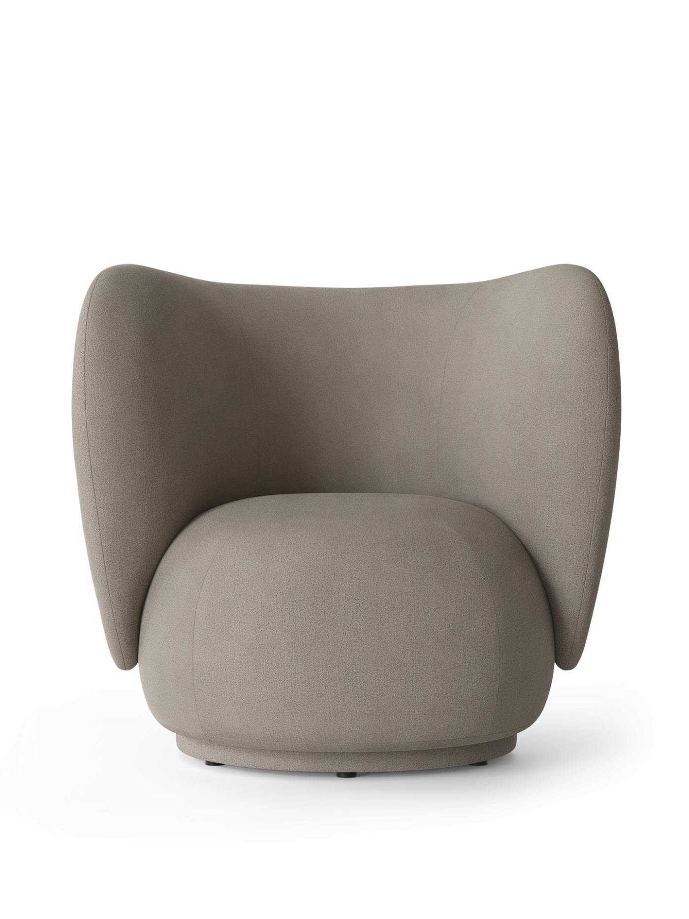 Rico Lounge Chair – Brushed – Warm Grey – Us Chairs And Benches